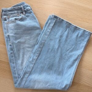 American Eagle Outfitters Curvy Baggy Wide Leg Jeans